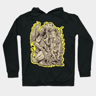 Zombie Art : Zombie Cthulhu (Pure Art Glow Series) Hoodie